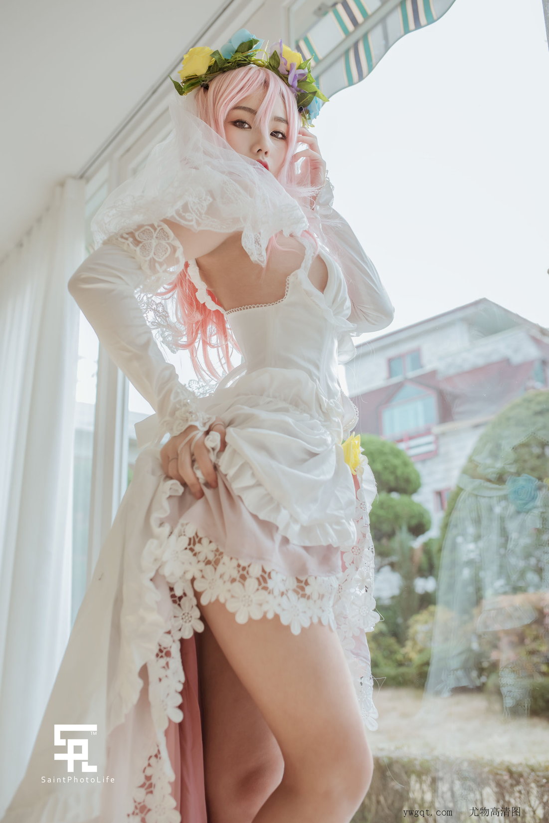 CosplaVol.2/41P  [ϺsaintPhotoLifeӰ] una  ɫ˿ ߶˻ Yuna s  P.1 